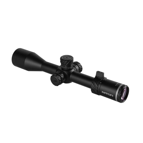 Riton Optics 2023 Series 3 Primal 3-18X50 Mrad Crossover Riflescope First Focal Plane Illuminated Reticle Hd Glass With Integrated Removable Two Location Three Available Height Throw Levers #TOP2