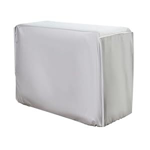 Funda Aire Acondicionado Exterior Protector Aire Acondicionado Exterior Impermeable, a prueba de polvo, protector solar y crema (S)