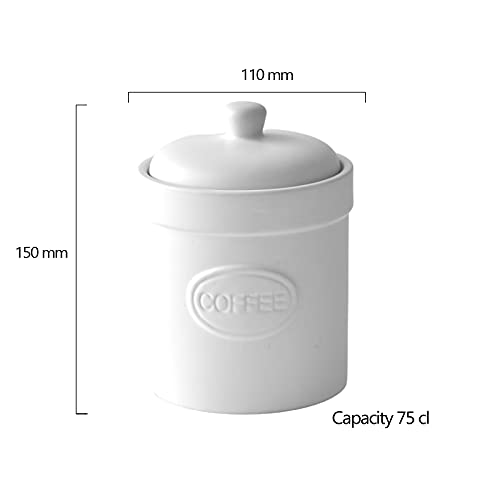 Latas de café y azúcar mate (blanco, café) - Imagen 3