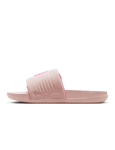Nike Women's Offcourt Adjust Slides, Silt Red/Pink Spell-Summit White, 9