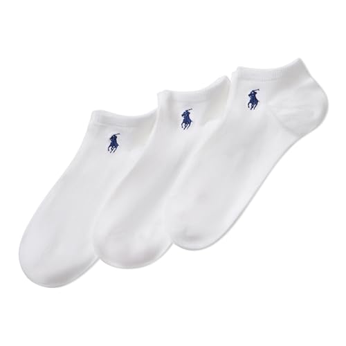 POLO RALPH LAUREN Women's Cushion Cotton Sport Quarter Sock 3 Pair Pack