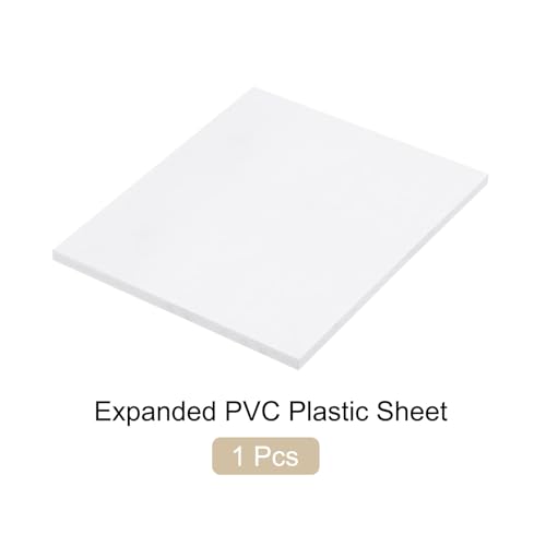 Image of Expanded PVC Plastic Sheet 1 /2 inch Thick, 14 inchx14 inch Lightweight Rigid Foam Sheet, [for Crafts Signage Displays Digital Screen Printing] - White / 1 Pcs