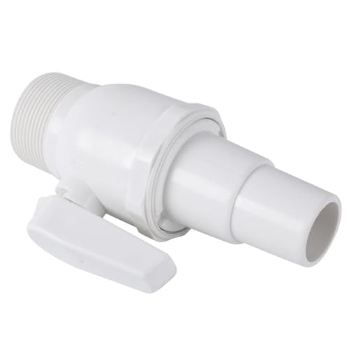 HOVCEH Shut-off Valve for Swimming Pool, Skimmer Shut-off Valve Apply to Outdoor, Garden, Pools Applicable Gauge Size 1.25-1.5 Inch