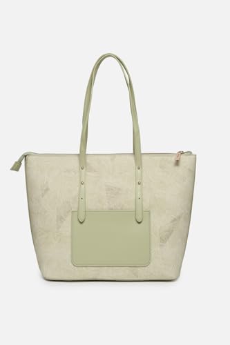 Image of Allen Solly Women's Large Tote Shoulder Bag | Premium PU Leather | Structured Shape | Everyday Comfort | Office & Work