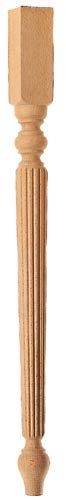 Gambe per tavolo tornitura zigrinata (750 x 54 x 54 mm (141R) - 4 unità)