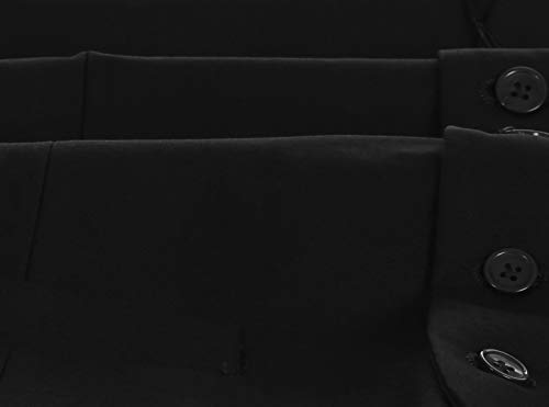 Gioberti Mens Formal Suit Vest, Black, Large #TOP3