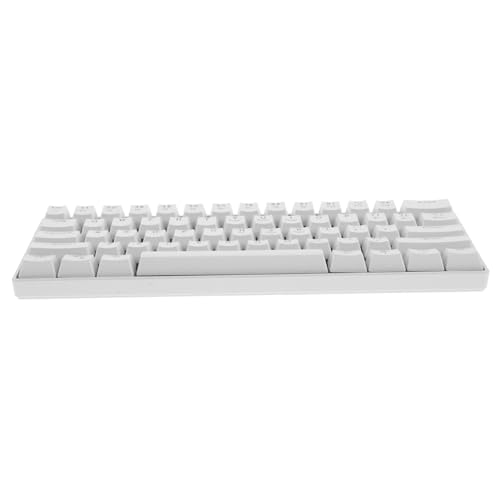 Clavier mécanique rétroéclairé RGB à 61 touches blanc pour PC et ordinateur portable
