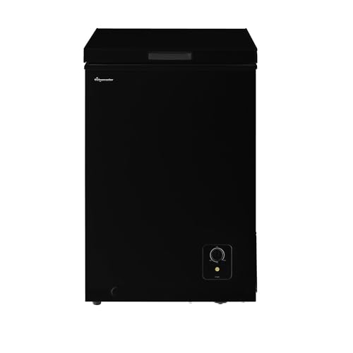 Fridgemaster MCF96EB 95L Chester Freezer 4 Star Freezer Rating - Black - E Rated