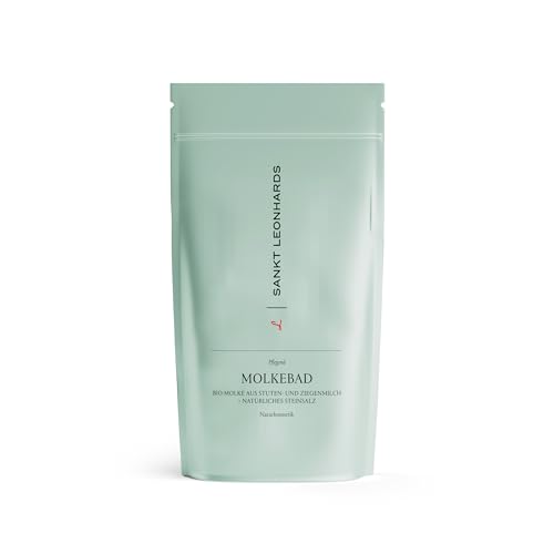 SANKT LEONHARDS - Bagno siero nutriente – lenisce e rigenera la pelle, affina i pori – supporta il pH della pelle – nutre con Omega 3 & 6 in siero biologico e sale pietra