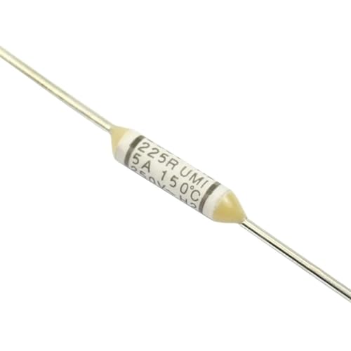 Fusible thermique axial 150°C 5A 250V pour la protection des appareils domestiques