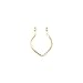 Fake Septum Ring Gold Filled Faux Triangle Nose Piercing Cuff Body Jewelry Non Pierced