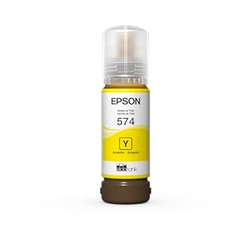 Refil Tinta Amarelo T574 T574420 Original Epson Fotográfico Compatível Impressoras L8050 L18050
