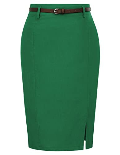 image for Kate Kasin Women's Stretchy Business Pencil Skirt for Office Wear Size