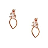 LOGOFUN 2PCS Plush Kangaroo Doll Headbands 3D Stuffed Animal Hair Hoops for Zoo Theme Parties and Photo Accessories - Brown