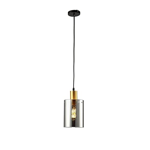 Chandelier industriel en verre ZR98US pour salon et cuisine loft