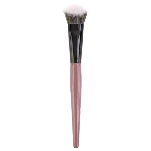 Lunaobrik Brocha para colorete en polvo – Herramienta de maquillaje cosmético de cerdas, aplicador facial en polvo fijador | Característica de belleza portátil, uso para principiantes y profesi