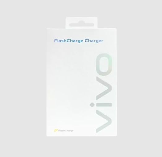 Image of Vivo Original 80W Flash Charger with USB to Type C Cable Compatible with Vivo V70FE, V70 Elite, V70, V60e, V50, V40e, Y05, 31 Pro, Y51, Y11, Y21, X200, X300 Pro, T5X, T4 Pro, T3, Y29, Y300, V29, V29e