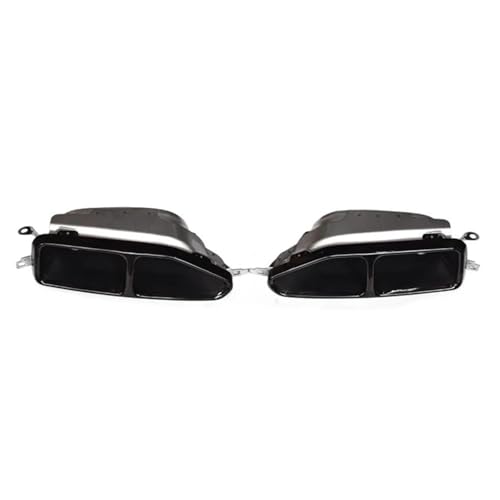 Embouts d'échappement quadruples carrés noirs pour conversion M760i sur BMW G12