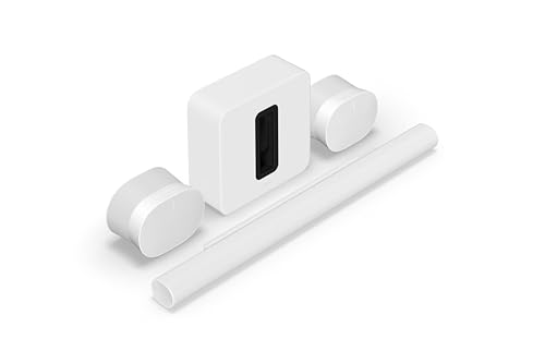 Image of Sonos Arc Ultra soundbar + Sub 4 subwoofer + Era 300 Speakers (Pair)
