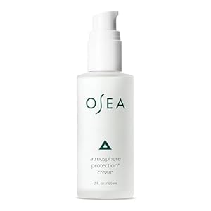 OSEA Atmosphere Protection® Cream 2oz – Lightweight Face Moisturizer for Fast-Absorbing Hydration – Smooths with Niacinamide, Shea Butter, and Undaria Seaweed – Ideal Under Sunscreen or Makeup