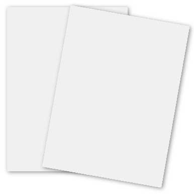 11" x 17" White Card Stock Paper - 65 Lb. Cover - 100 Per Pack