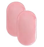 Picture of Satin Bassinet Sheets for Baby Girl Pink Bassinet Sheet for Baby Hair and Skin, Soft Silky Bassinet Sheet for Rectangle, Hourglass, Oval Cradle or Bassinet Pad＆Mattress, Pink, 2 Pack