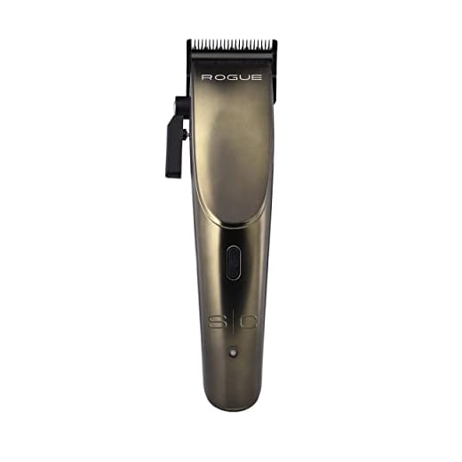 Stylecraft Rogue Professional - Cortapelos inalámbrico con motor magnético microchip de 9 V, 5 protectores, bronce mate
