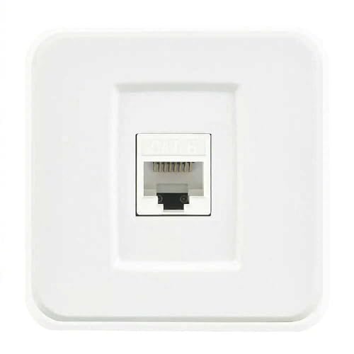 Tekli Data Prizi (RJ45 Cat6), Beyaz