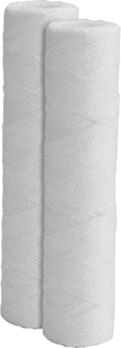Image of GE FXWSC Whole House Water Filter, Replacement for Water Filtration System, NSF Certified: Reduces Sediment, Rust & Other Impurities, Replace Every 3 Months for Best Results, (Pack of 12)