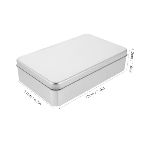 Caja organizadora metálica con tapa 2 piezas miniatura 2