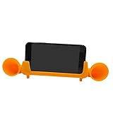 Conception mignonne : c'est mignon, compact et efficace ! conception d'apparence unique, une façon amusante de l'utiliser comme support de téléphone portable, support de téléphone de bureau, support de téléphone, haut-parleur de support de téléphone
