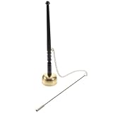 VOSAREA Copper Yin Qing Buddhist Ceremony Supply with Wooden Handle, Small Buddhist Percussion Instrument