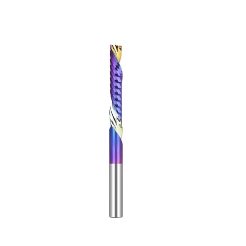 Fraise tungstène CNC simple cannelure pour découpe propre sans bavure alu - 2