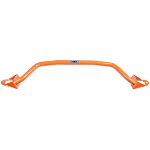 Khaos Motorsports Front Strut Tower Brace (fits) Dodge Challenger Charger Magnum 300 (Non Shaker) (HEMI Orange PLC) Cover