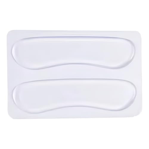 Protetor de Calcanhar em Silicone Transparente para Ajuste de Sapato, 2 Peças