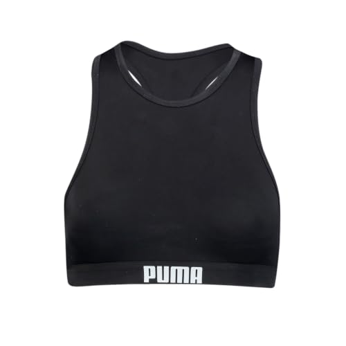 PUMA Damen High Nck T Badebekleidung Schwarz M EU