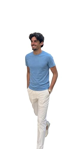 Image of Men's Solid Round Neck T-Shirt | Regular Fit Cotton Casual Tee | Half Sleeve | S to 3XL Sizes | Soft Breathable Everyday Wear for Daily Use, Gym, Summer & Casual Wear