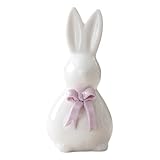 Joli cadeau : améliorez toute occasion spéciale avec cette figurine de lapin en céramique magnifiquement conçue qui respire le soin et les bénédictions, ce qui en fait une idée de cadeau attentionnée pour les anniversaires, les mariages ou les pendaisons de crémaillère