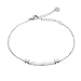 Produktbild PAUL HEWITT Armkette Damen Starboard - Edelstahl Armband Damen mit Damen Schmuck Anhanger in Marmor-Optik (Silber White Marble)