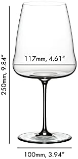 Riedel 1234/0 Winewings Cabernet Sauvignon Wine Glass, Single Stem, Clear,35.34 ounces