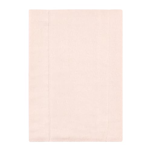Image of Hudson Baby Unisex Baby Cotton Flannel Burp Cloths, Neutral Pink Floral 7 Pack, One Size