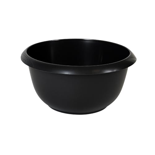Image of Amee Houseware 8 Litres Round Bowl For Kitchen — Strong Plastic Washing Bowl for Dishes, Veg or Soaking — Ideal for Dishwashing and Household Use (Graphite, Pack of 1)
