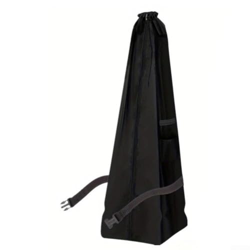 Funda para aspiradora vertical impermeable en tejido Oxford 210D negro con bolsillo 2