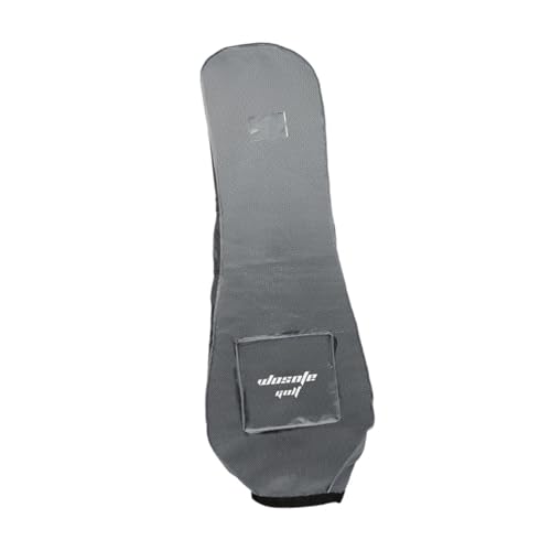 ゴルフバッグレインシールド 防水ナイロン製 ジッパー付き 折りたたみ可能 耐摩耗 軽量設計 ゴルフ用 雨よけカバー (グレー)