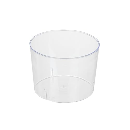 Restaurantware 6 Ounce Parfait Cups 100 Round Mousse Cups - Disposable Durable Clear Plastic Shooter Glasses For Desserts Premium Serve Appetizers Or