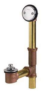GERBER PLUMBING 41-758 173018 Brass Lift & Turn Waste & Over Flow