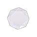 Talerz obiadowy, porcelanowe talerze obiadowe, zestaw 17 cm, ceramiczne zestawy naczyń nadają się do kuchenki mikrofalowej i zmywarki, steków, sałatek, makaronu, talerzyków deserowych, do serwowania kuchni (kolor: 4 szt., rozmiar: B 20 cm)