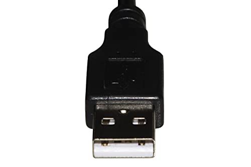 LINK LKCUSBPC USB Cable Connector to Male/Female Panel 1 m, Schwarz, 1 metro - Image 3