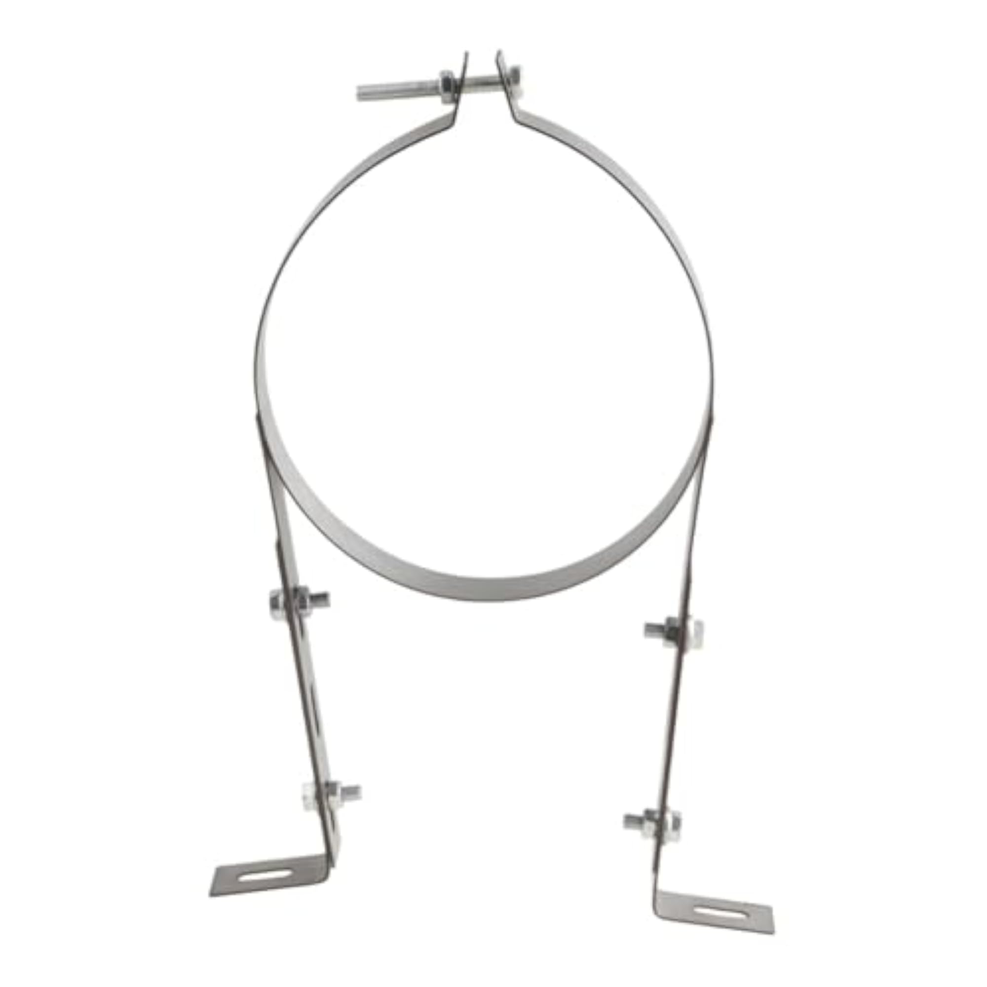 Wall Strap Support Bracket for Chimney Pipe Installation