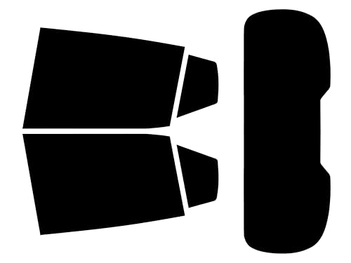 TINTCOM Lámina Tintada Precortada para Dacia Sandero Stepway 5 Puertas Compacto 2020-... - (50% Ahumado Claro) - Cristales Laterales Traseros y Luneta - Protección UV, Reducción de Calor